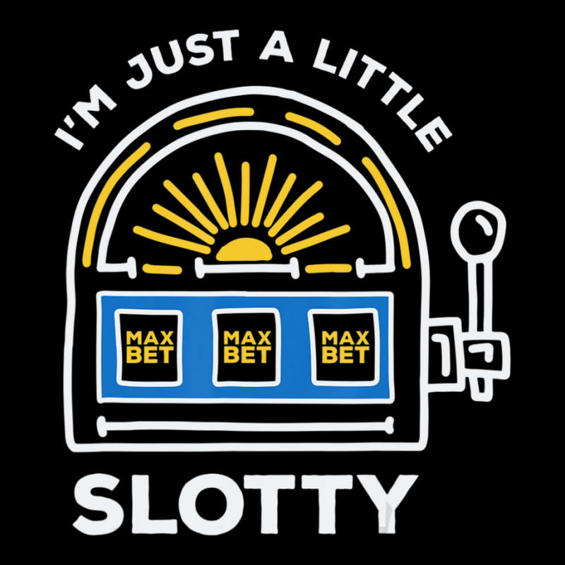 Funny Gambling I'm Just A Little Bit Slotty Adjustable Cap | Artistshot