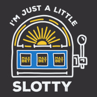 Funny Gambling I'm Just A Little Bit Slotty Vintage Hoodie | Artistshot