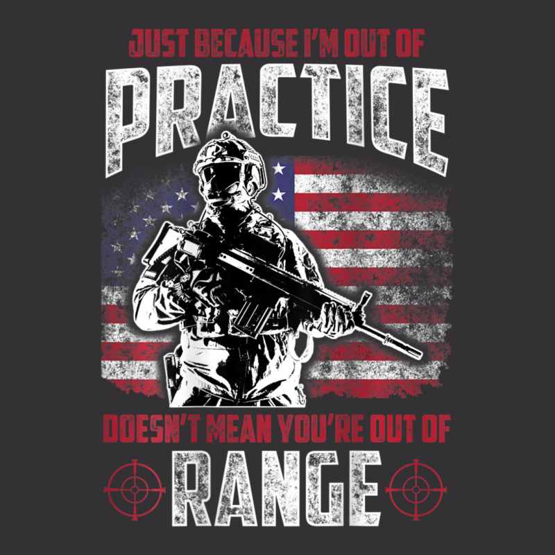 Out Of Practice Veteran Veterans Flag Backside Vintage Hoodie | Artistshot