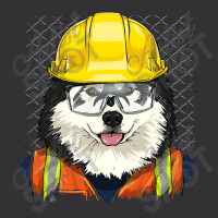 Alaskan Malamute Construction Worker Alaskan Malamute Dog 234 Vintage Short | Artistshot