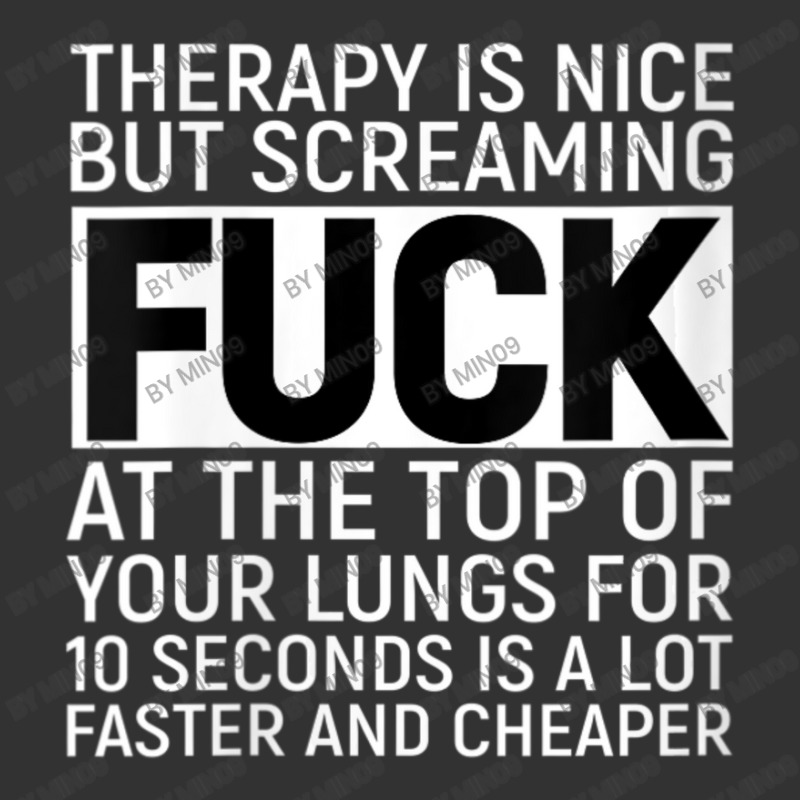 Womens Therapy Is Nice But Screaming Sarcastic Memes V-neck Baby Bodysuit by Min09 | Artistshot