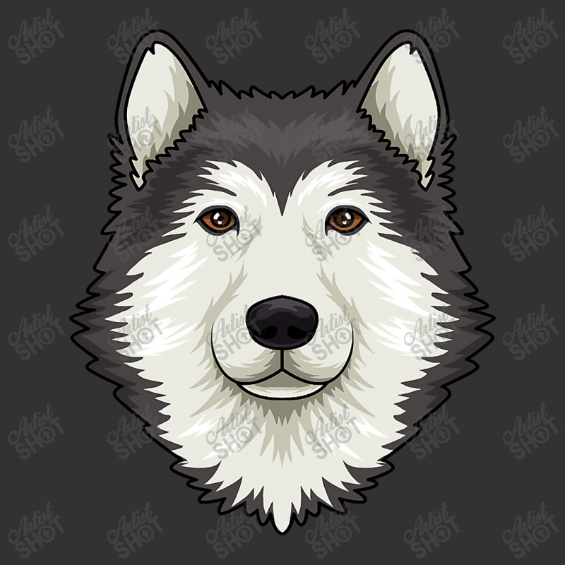 Alaskan Malamute Dog Headalaskan Malamute Dog Lover 337 Vintage Short | Artistshot