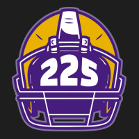 Retro Football Helmet 225 Area Code Baton Rouge Louisiana Football Classic T-shirt | Artistshot