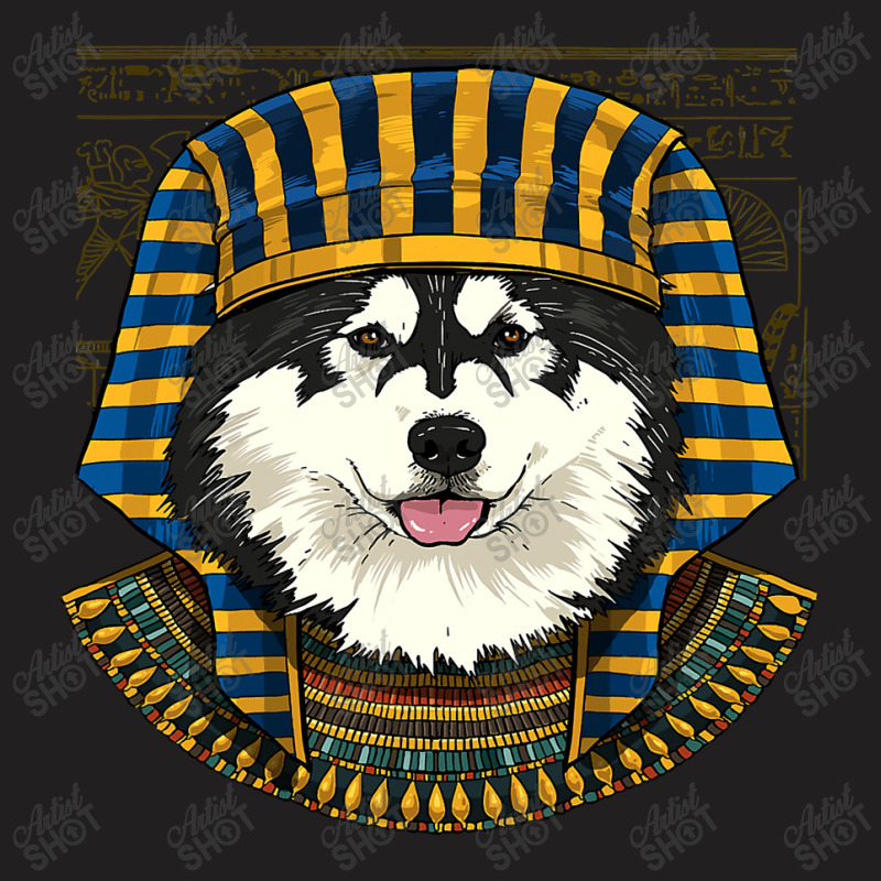 Alaskan Malamute Egyptian Pharaoh Historian Archaeologist 79 T-shirt | Artistshot