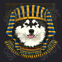 Alaskan Malamute Egyptian Pharaoh Historian Archaeologist 79 Unisex Sherpa-lined Denim Jacket | Artistshot