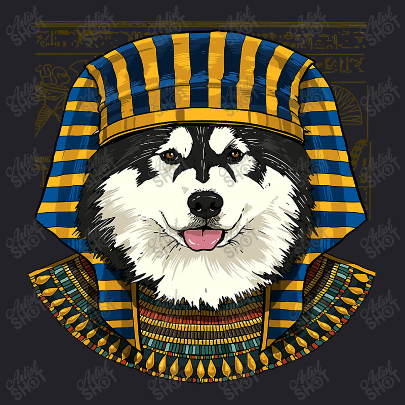 Alaskan Malamute Egyptian Pharaoh Historian Archaeologist 79 Unisex Sherpa-lined Denim Jacket | Artistshot