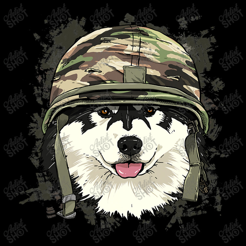 Alaskan Malamute Soldier Veteran Dogarmy Dog Lover 622 Pocket T-shirt | Artistshot