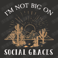 Womens Vintage Arts I'm Not Big On Social Graces Bluegrass Music V-nec Champion Hoodie | Artistshot