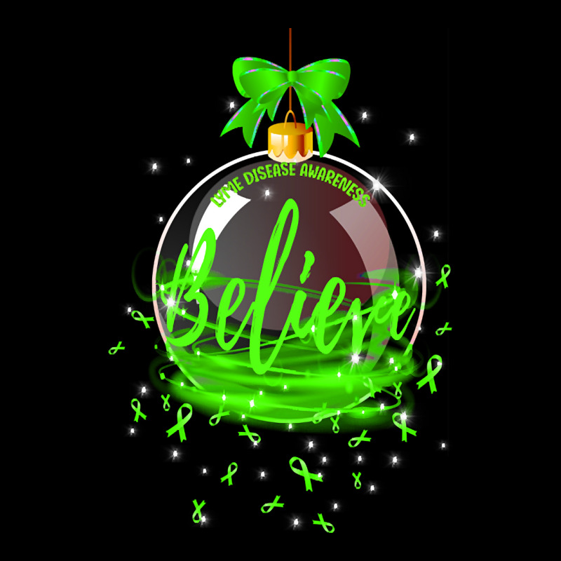 Lyme Disease Awareness - Believe Ornament Christmas V-Neck Tee by declangreenwood | Artistshot