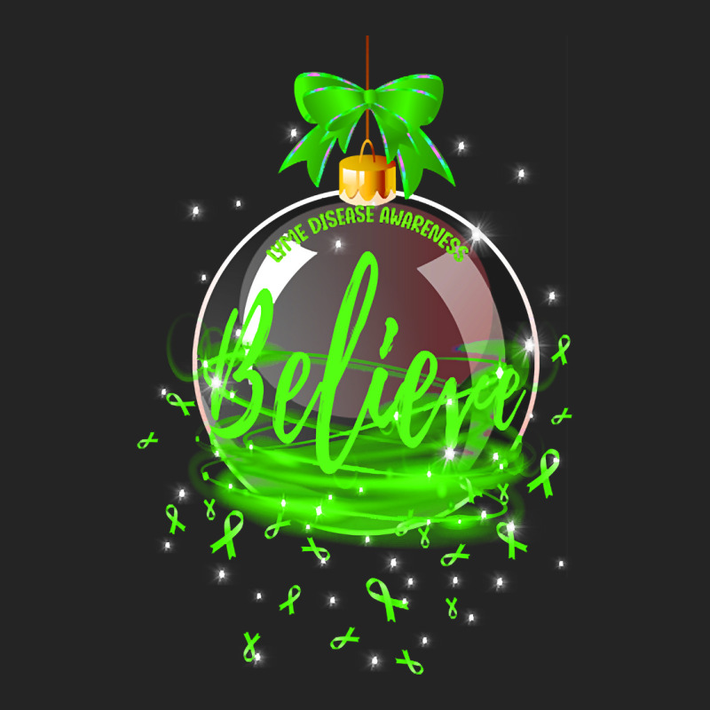 Lyme Disease Awareness - Believe Ornament Christmas 3/4 Sleeve Shirt by declangreenwood | Artistshot