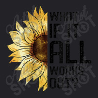 Womens What If It All Works Out Sunflower V-neck Youth Tee | Artistshot