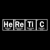 Heretic Made Of Chemical Elements Of Periodic Table Cropped Hoodie | Artistshot