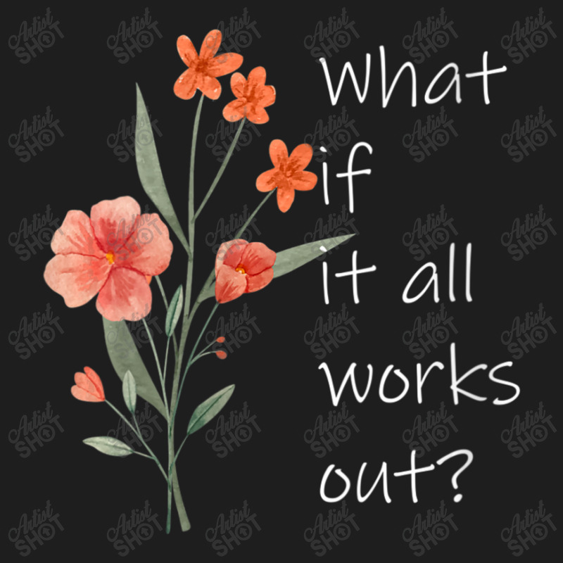 Womens What If It All Works Out V-neck Classic T-shirt by Min05 | Artistshot