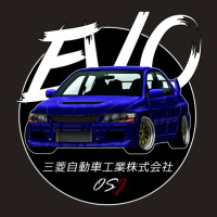 Jdm Evo Blue Black Sun Edition Tank Top | Artistshot