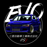 Jdm Evo Blue Black Sun Edition Zipper Hoodie | Artistshot