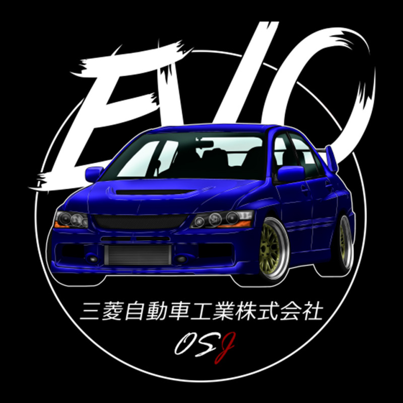 Jdm Evo Blue Black Sun Edition Zipper Hoodie | Artistshot