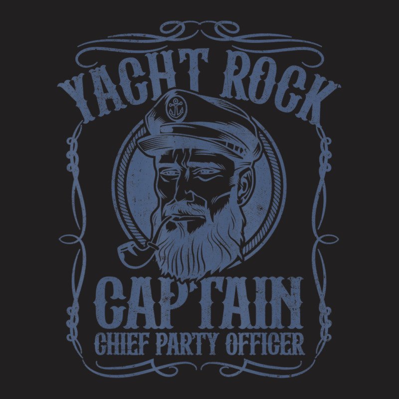 Yacht Rock Captain Pontoon Boat Party Music Boating T-shirt | Artistshot