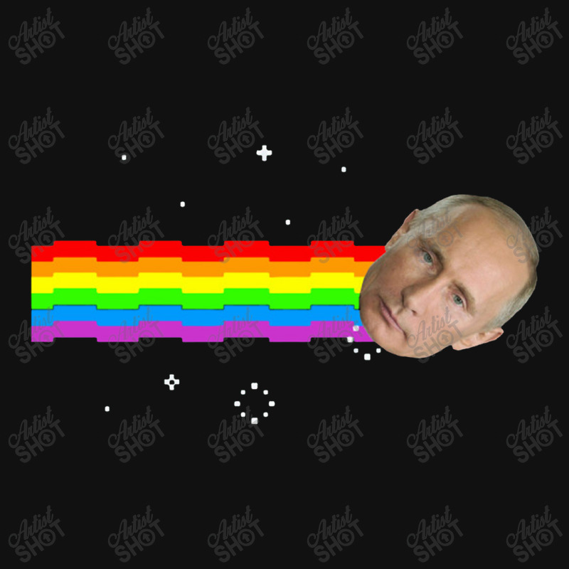 Vladimir Putin Nyan Cat  Vladimir Putin Baby Bibs by dominobabuk | Artistshot