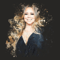 Watercolor Mariah Carey Ladies Fitted T-shirt | Artistshot