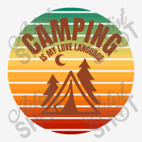 Camping Is My Love Language Baby Bibs | Artistshot