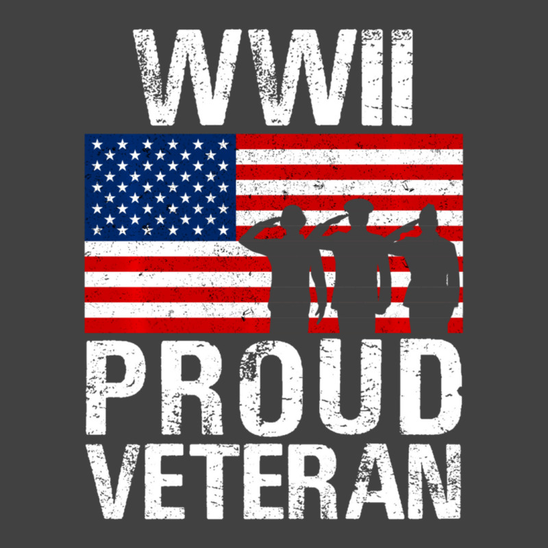 Proud Wwii World War Ii Veteran Gift For Military Men Women Vintage T-Shirt by bummercaught | Artistshot