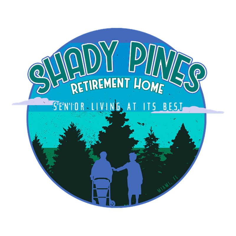 Shady Pines Retirement Home In Miami, Florida Sticker | Artistshot