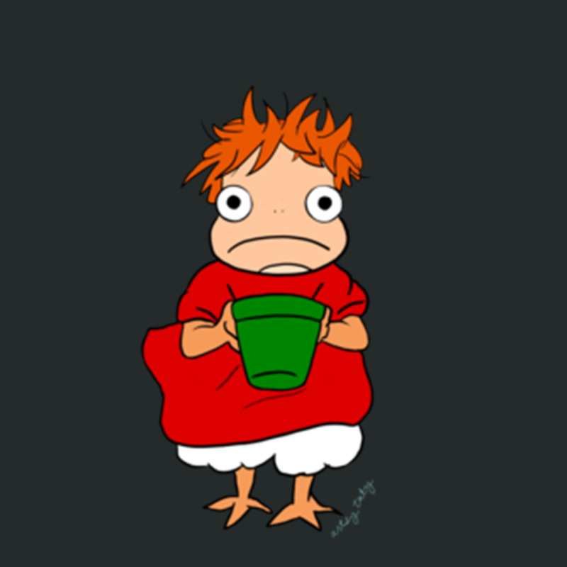 Ponyo With Their Bucket Long Women's Triblend Scoop T-shirt by AYESHAJOHNSON | Artistshot