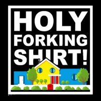 Holy Forking V-neck Tee | Artistshot