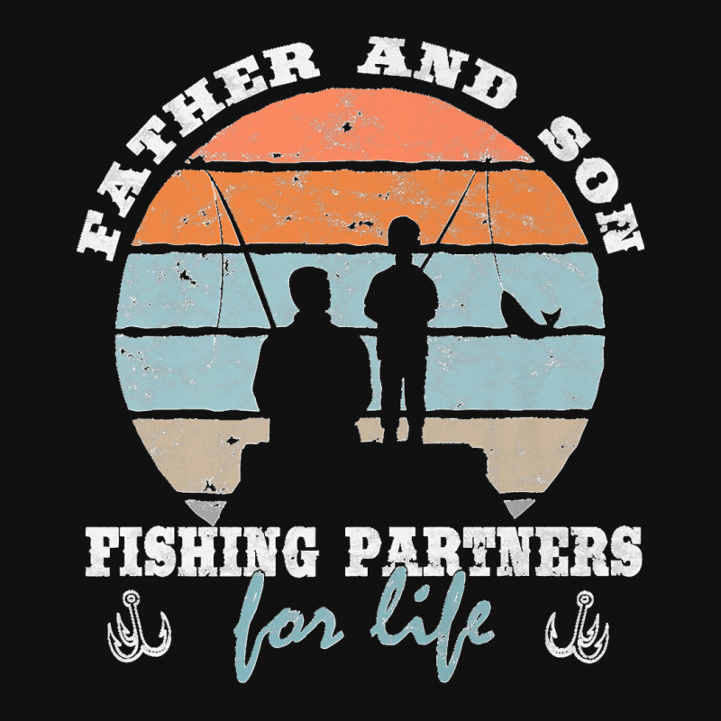 Father And Son Fishing Partners For Life Dad Son Fishing Premium Metal Print Vertical | Artistshot