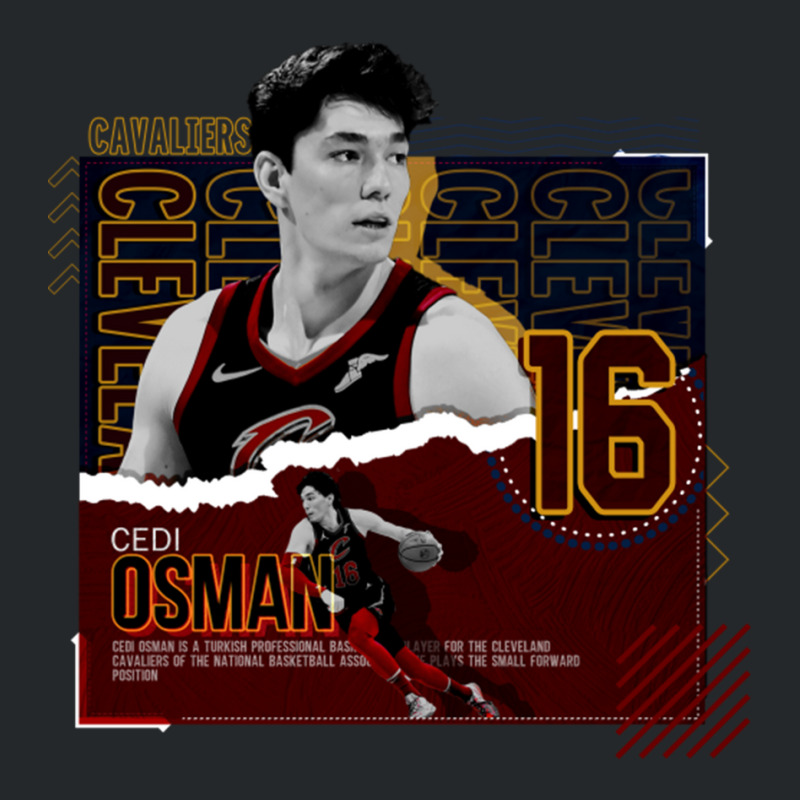 Cedi Osman Basketball Paper Poster Cavaliers Crewneck Sweatshirt | Artistshot