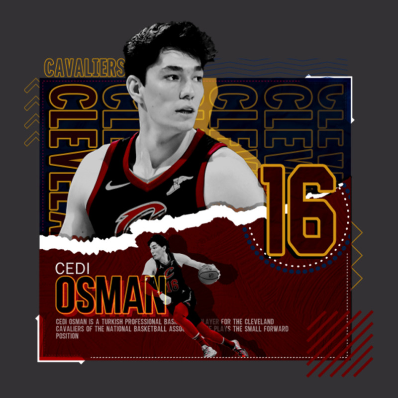 Cedi Osman Basketball Paper Poster Cavaliers Vintage Hoodie | Artistshot