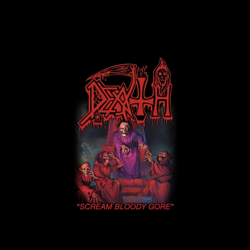 Scream Bloody Gore Album Art By Death Graphic Maternity Scoop Neck T-shirt by AYESHAJOHNSON | Artistshot