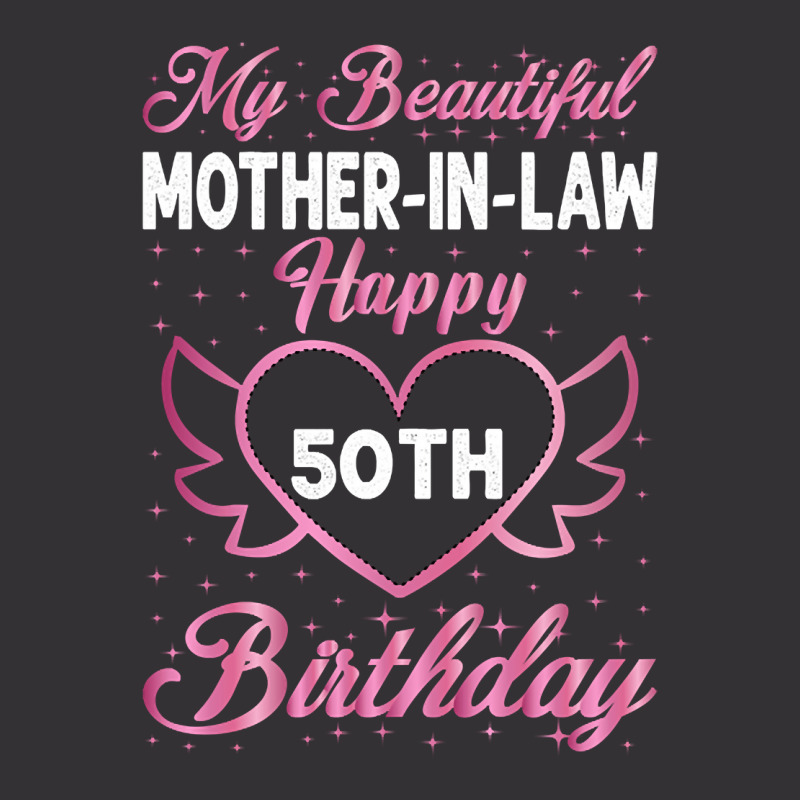 Mother In Law Birthday 50th Vintage Hoodie by declangreenwood | Artistshot