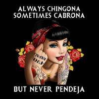 Always Chingona But Never Pendeja V-neck Tee | Artistshot