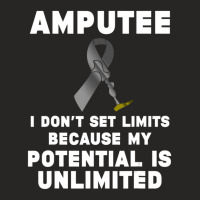 Amputee Humor Potential Leg Arm Recovery Ladies Fitted T-shirt | Artistshot