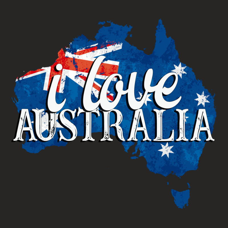 I Love Australia Ladies Fitted T-Shirt by autlu2024 | Artistshot