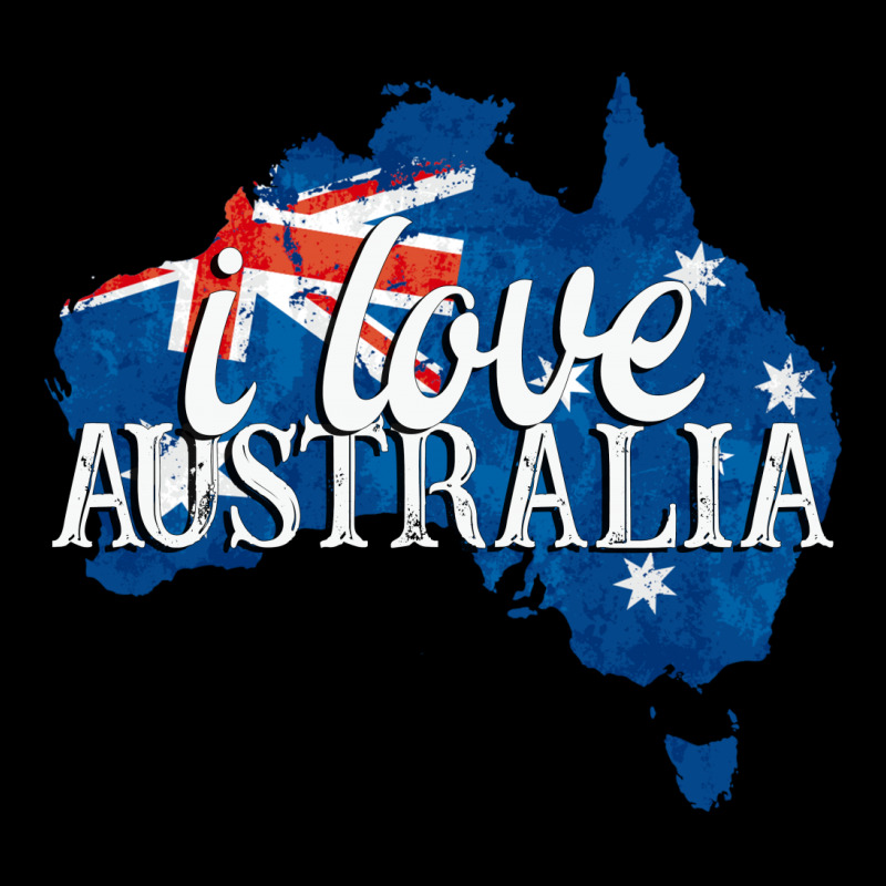 I Love Australia Cropped Sweater by autlu2024 | Artistshot