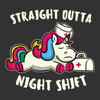 Funny Straight Outta Night Shift For Nurse Unicorns Baby Bodysuit | Artistshot