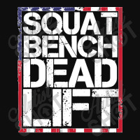 Usa Flag Squat Bench Deadlift For Weight Training Gift Pullover Hoodie Crop Top | Artistshot