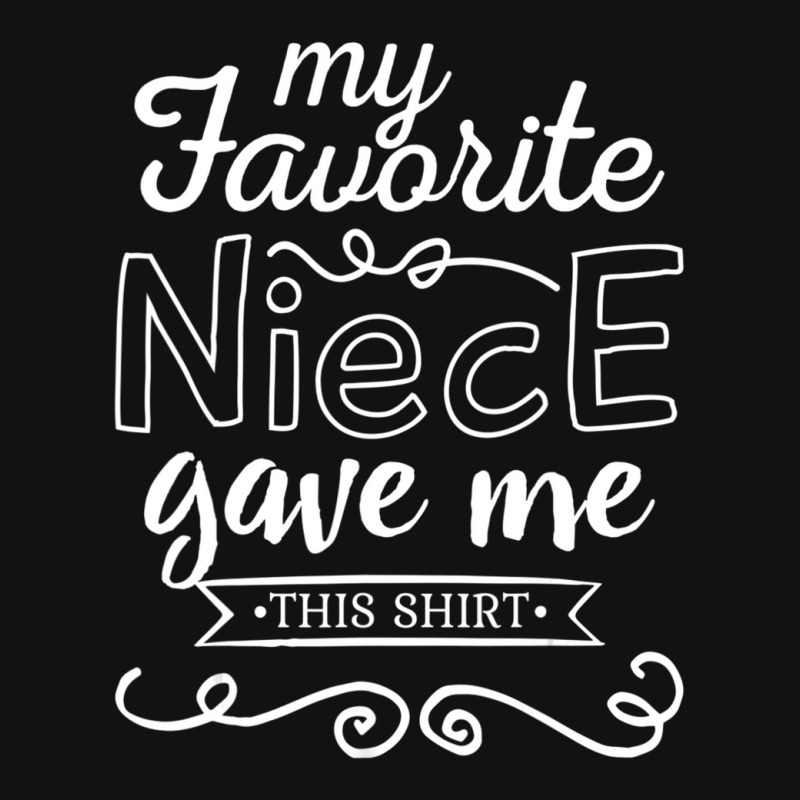 Fynny Gift My Favorite Niece Gave Me This Scorecard Crop Tee by degreesgunner | Artistshot