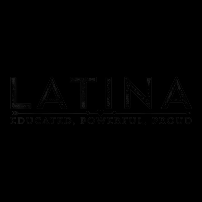 Latina Educated, Powerful, Proud Tee Shirt Cropped Hoodie by LYSUNDRAHAW | Artistshot