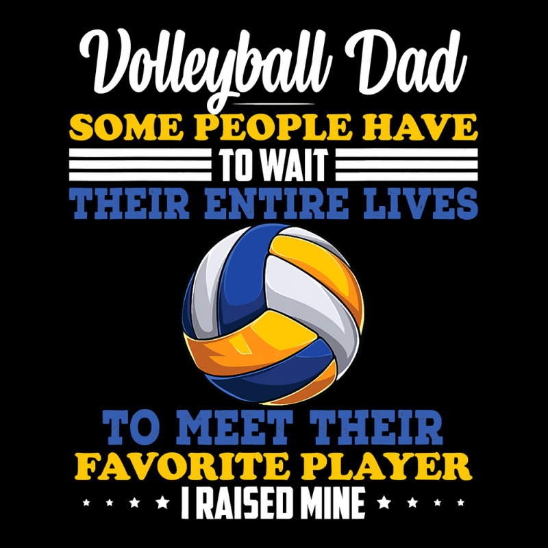 Volleyball Sport Lover Mens Volleyball Dad Some People Have To Wait Th Adjustable Cap by stress | Artistshot