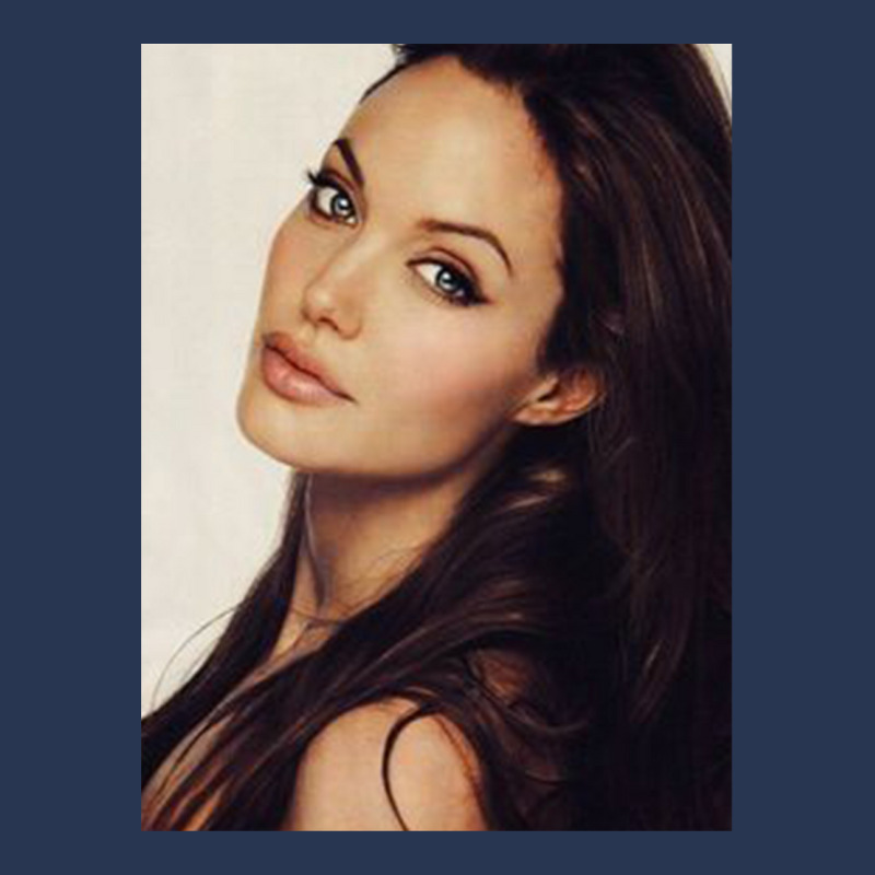 Angelina Jolie - Poster Ladies Denim Jacket by MichaelVictory | Artistshot