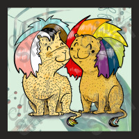 Gay Lion Couple Ladies Fitted T-shirt | Artistshot