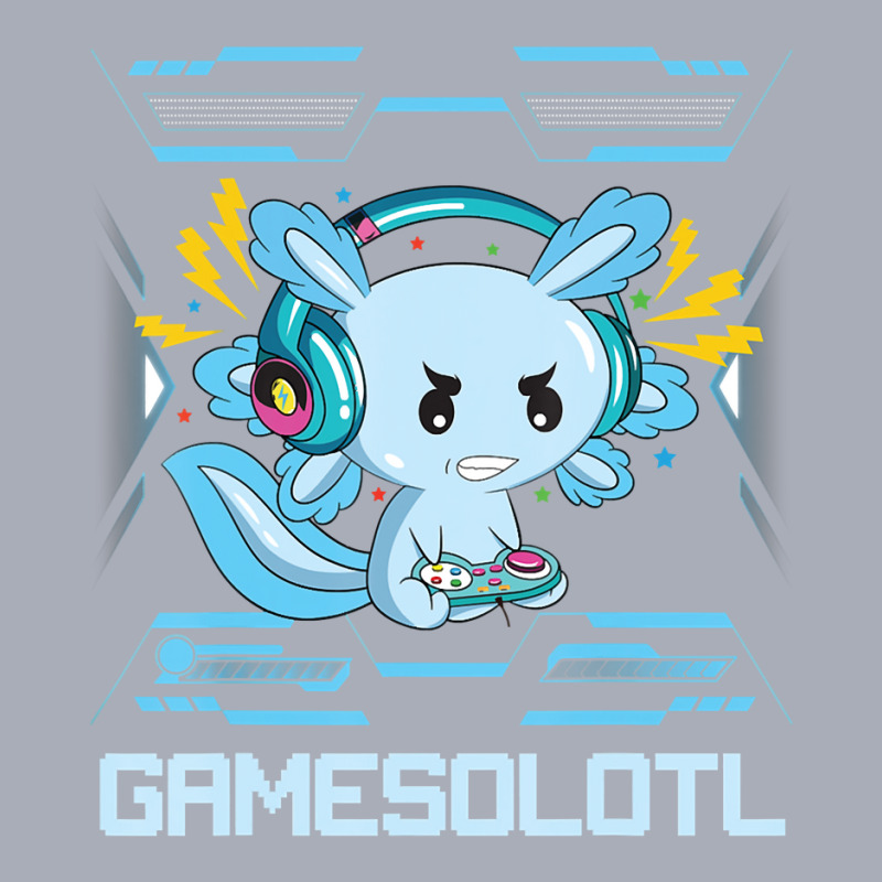 Axolotl Fish Playing Video Game Games-o-lot White Axolotl Lizard Kawai Tank Dress by Min08 | Artistshot