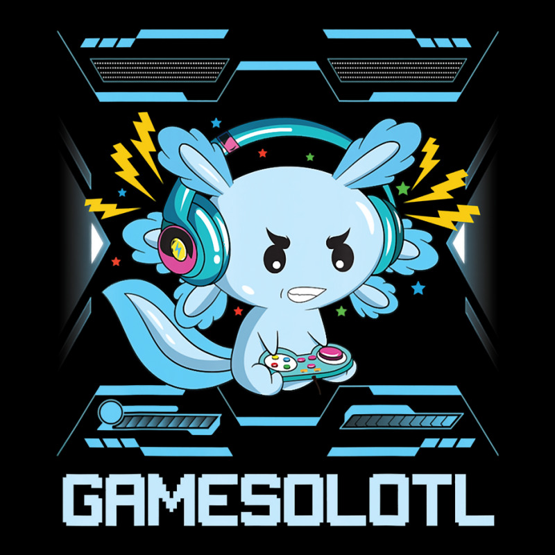 Axolotl Fish Playing Video Game Games-o-lot White Axolotl Lizard Kawai Legging by Min08 | Artistshot