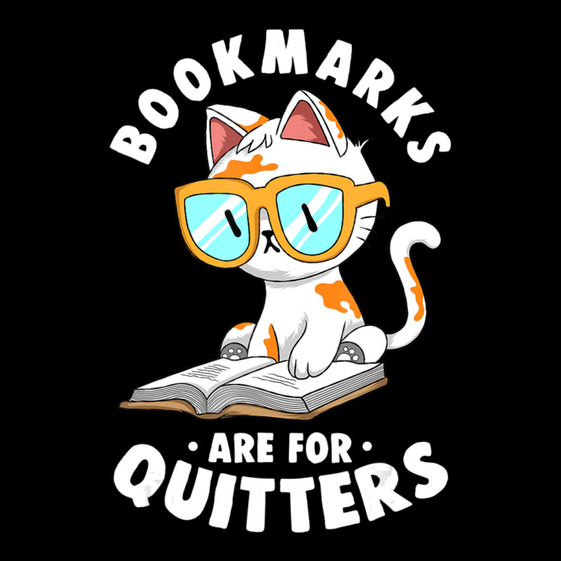 Bookmarks Are For Quitters Cute Nerdy Kitty Bookworm Adjustable Cap by rastyrocl | Artistshot