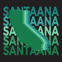 Santa Ana California Green Repeat T-shirt | Artistshot