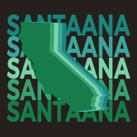 Santa Ana California Green Repeat Tank Top | Artistshot