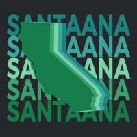 Santa Ana California Green Repeat Crewneck Sweatshirt | Artistshot